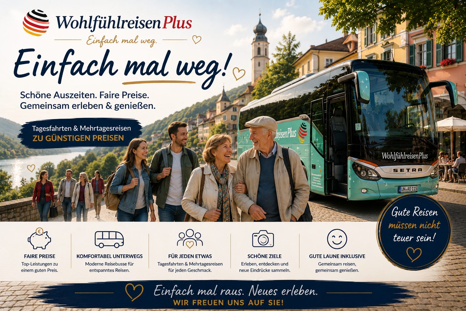 Einfach mal weg (Bild 1) – Busreise mit WohlfühlreisenPlus