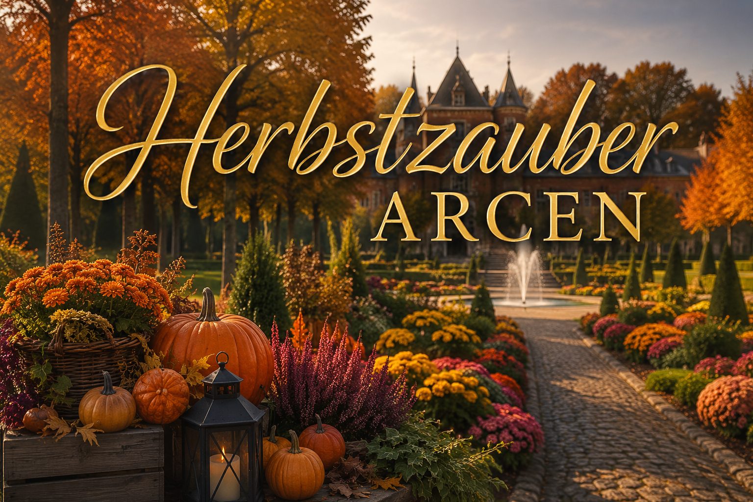 Herbstzauber in den Schlossgärten Arcen – Busreise mit WohlfühlreisenPlus