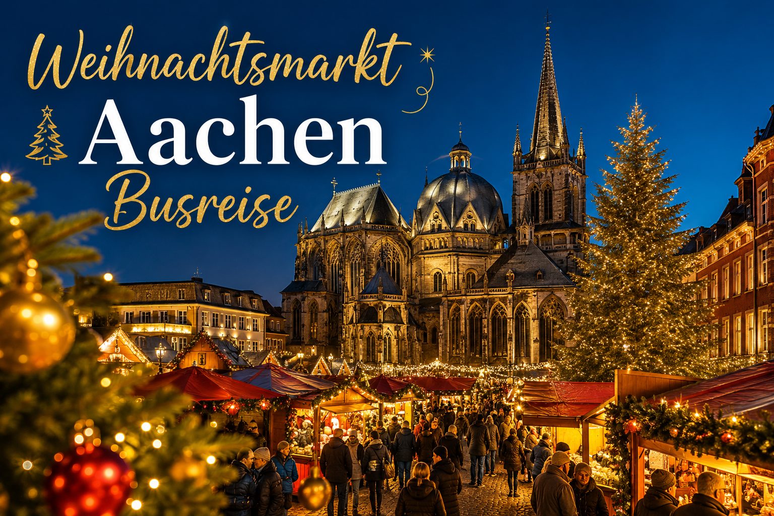 Weihnachtsmarkt Aachen – Busreise – Busreise mit WohlfühlreisenPlus