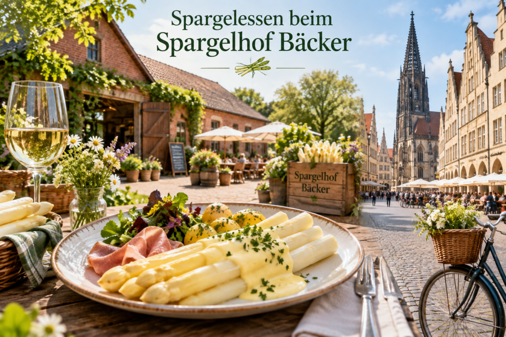 Spargelessen beim Spargelhof Bäcker mit anschließendem Aufenthalt in Münster
